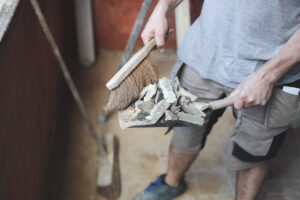 IICRC member working on a home for restoration project
